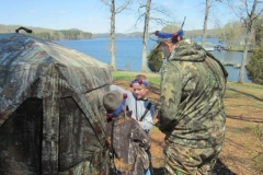 All Geared up with Dad!